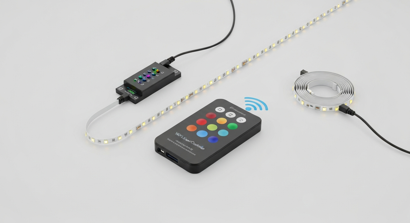 Controller LED Strip คืออะไร? เลือกแบบไหน — รีโมต, WiFi, Bluetooth ต่างกันอย่างไร