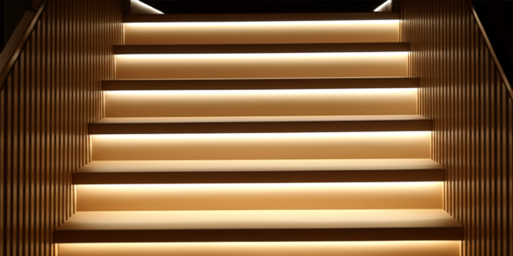 งานติดตั้งไฟที่มองไม่เห็นราง เห็นแต่แสงสวยๆ