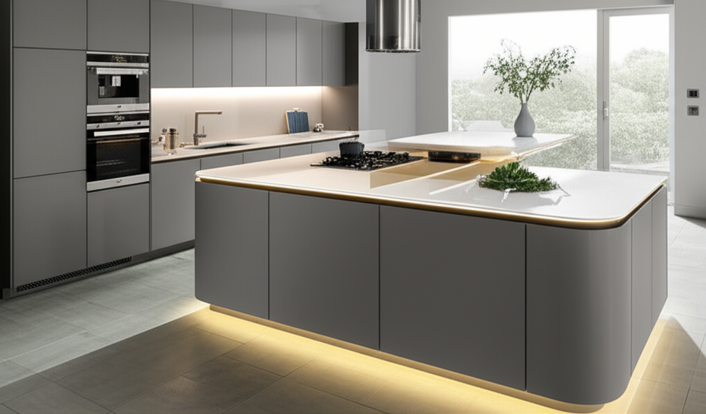 ฝา Milky กระจายแสงนุ่มนวล ไม่เห็นจุด LED