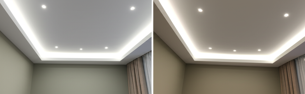 ติดขอบฝ้าห้องนั่งเล่น ยกระดับห้องทันที