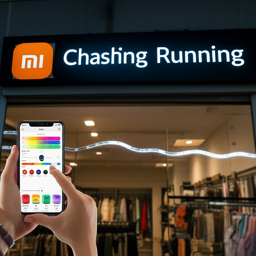 ตั้งค่าเอฟเฟกต์และความเร็วผ่าน Xiaomi Smart Home