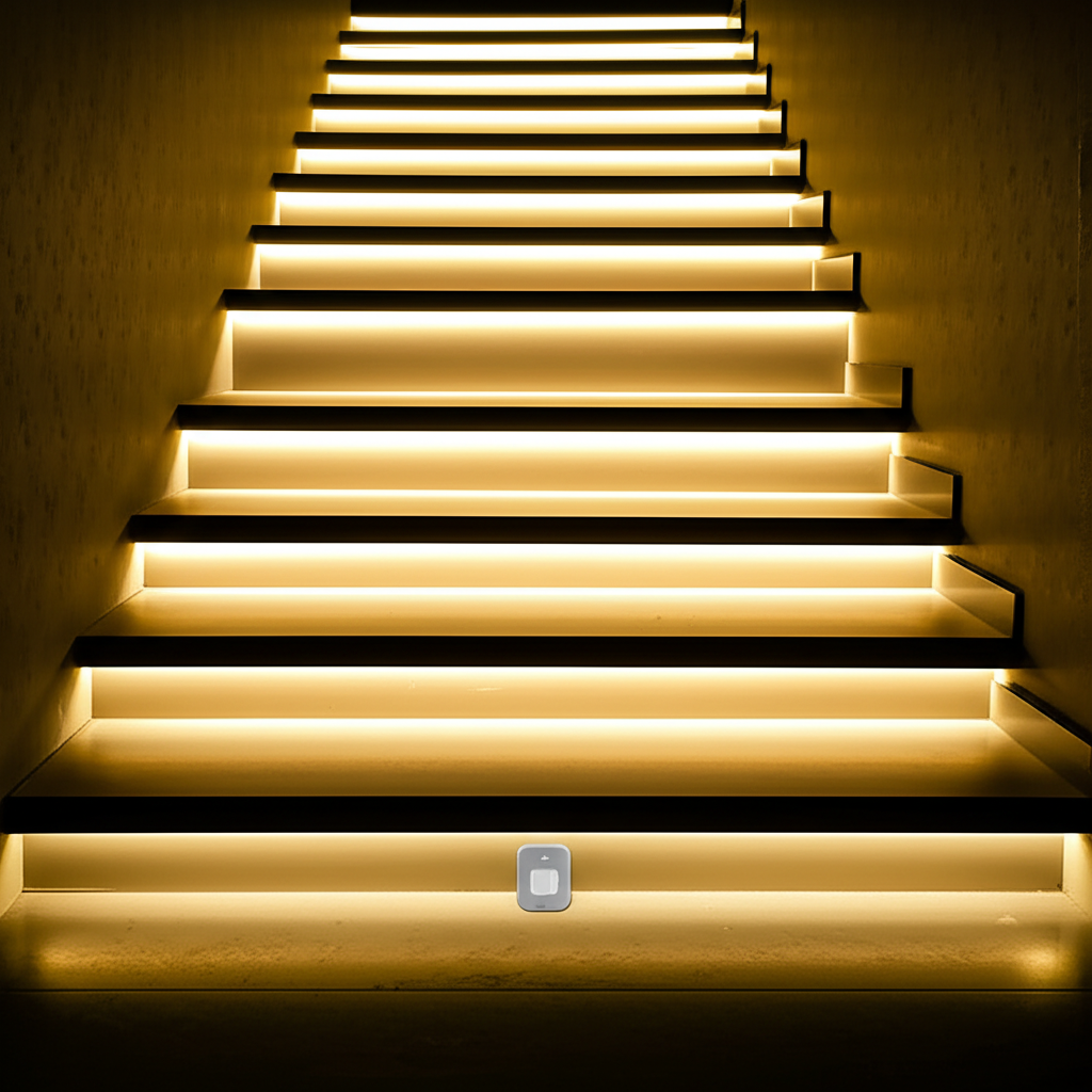 ระบบไฟบันไดอัจฉริยะที่ทำให้ทุกก้าวปลอดภัยและสวยงาม