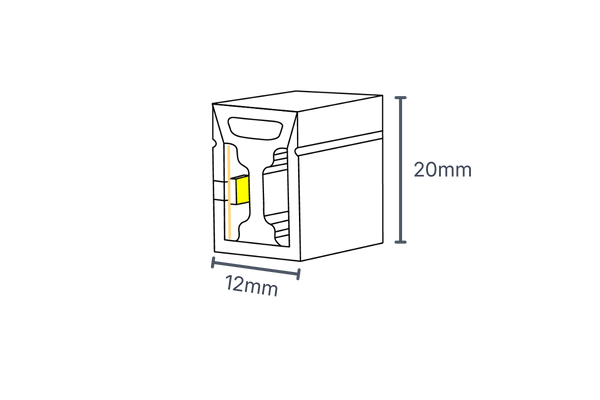 ภาพหน้าตัด Black Neon Flex 1220(12x20mm) 24V