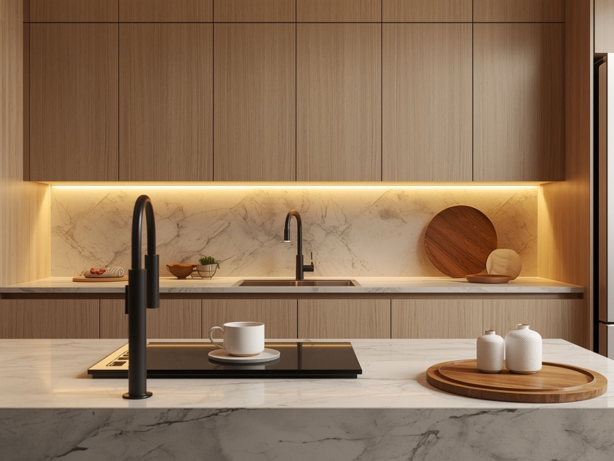 ใต้เคาน์เตอร์บาร์ แสงนุ่มชิลๆ