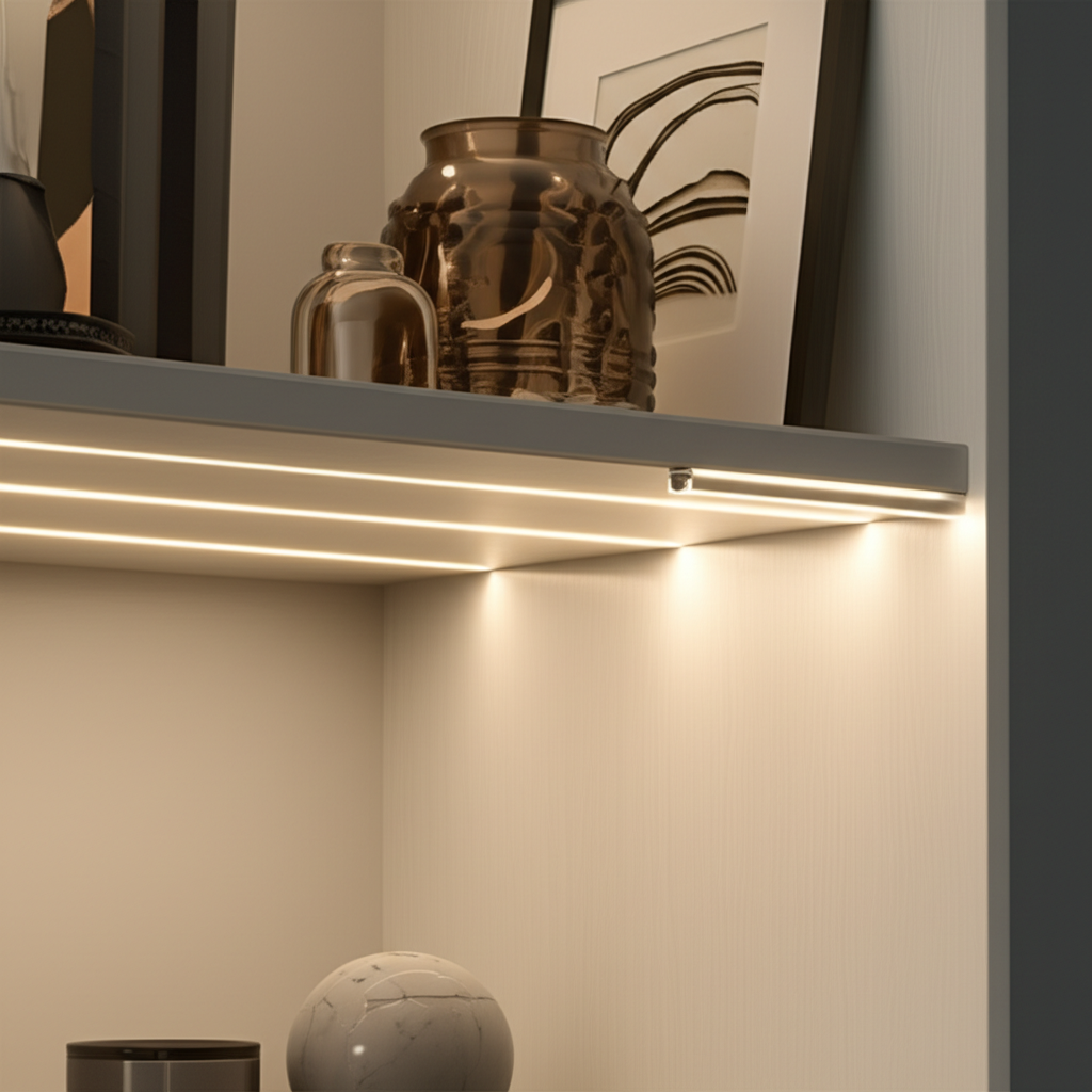 ซ่อนในโปรไฟล์อลูมิเนียมขนาดเล็ก