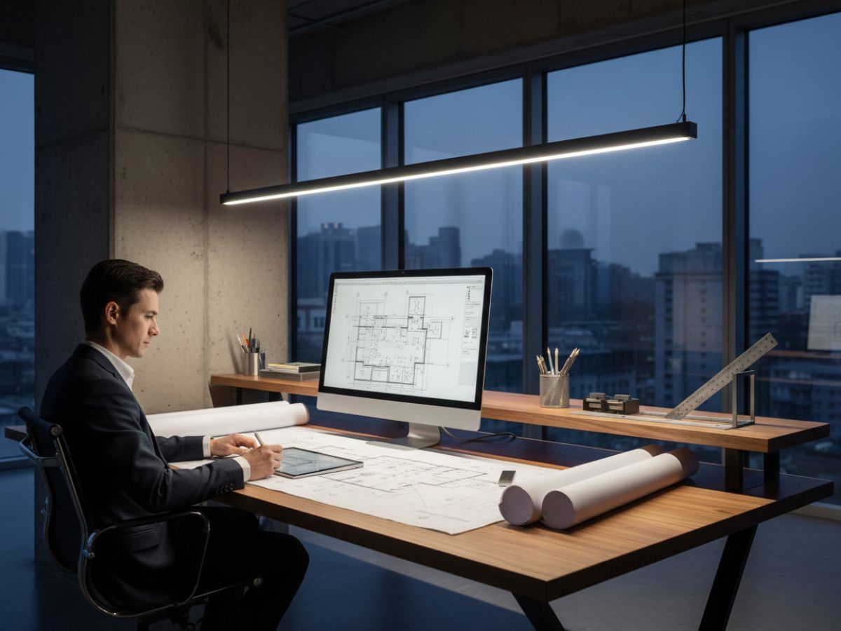 โฟกัสที่ความสว่างและคมชัด ใช้งานจริงจัง ติดตั้งในพื้นที่ทำงาน