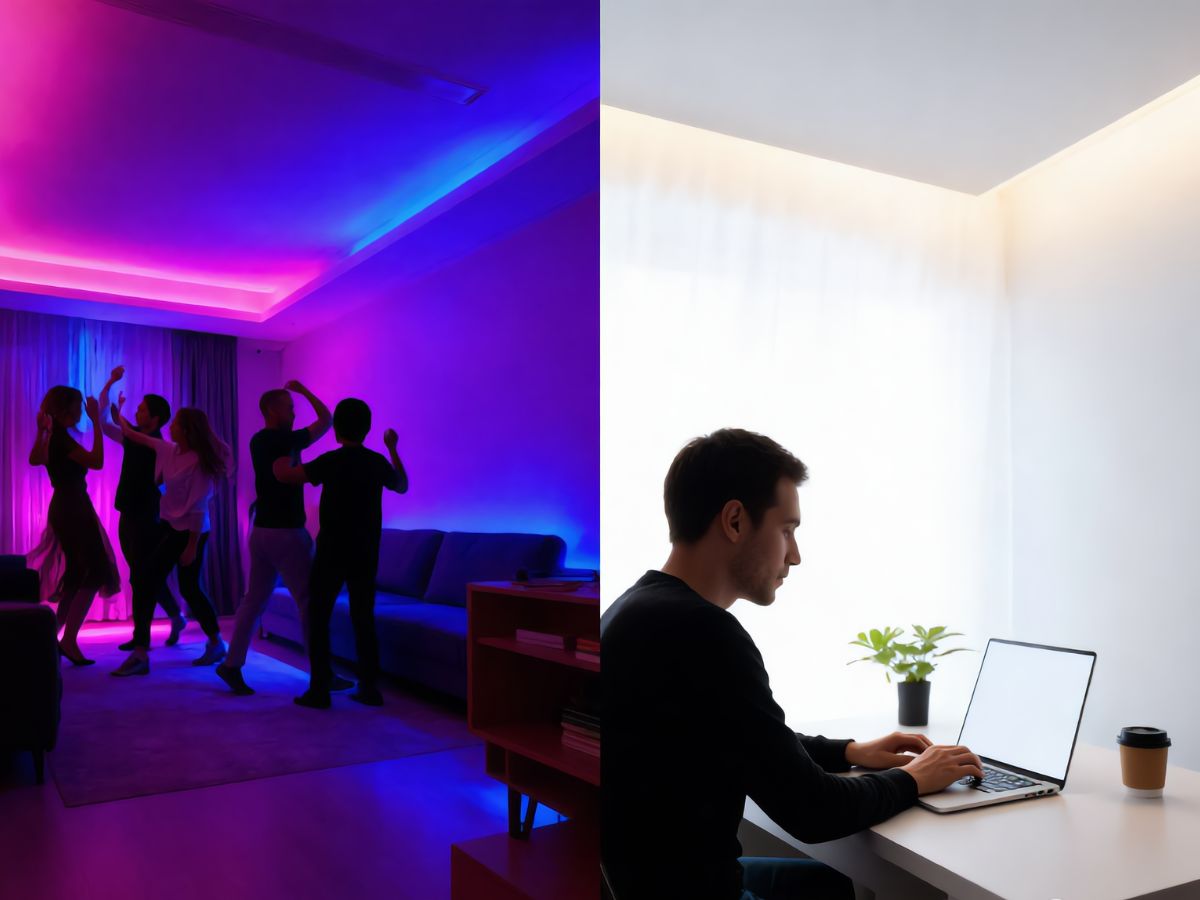 เปลี่ยนจากปาร์ตี้เป็นห้องทำงานได้ทันที