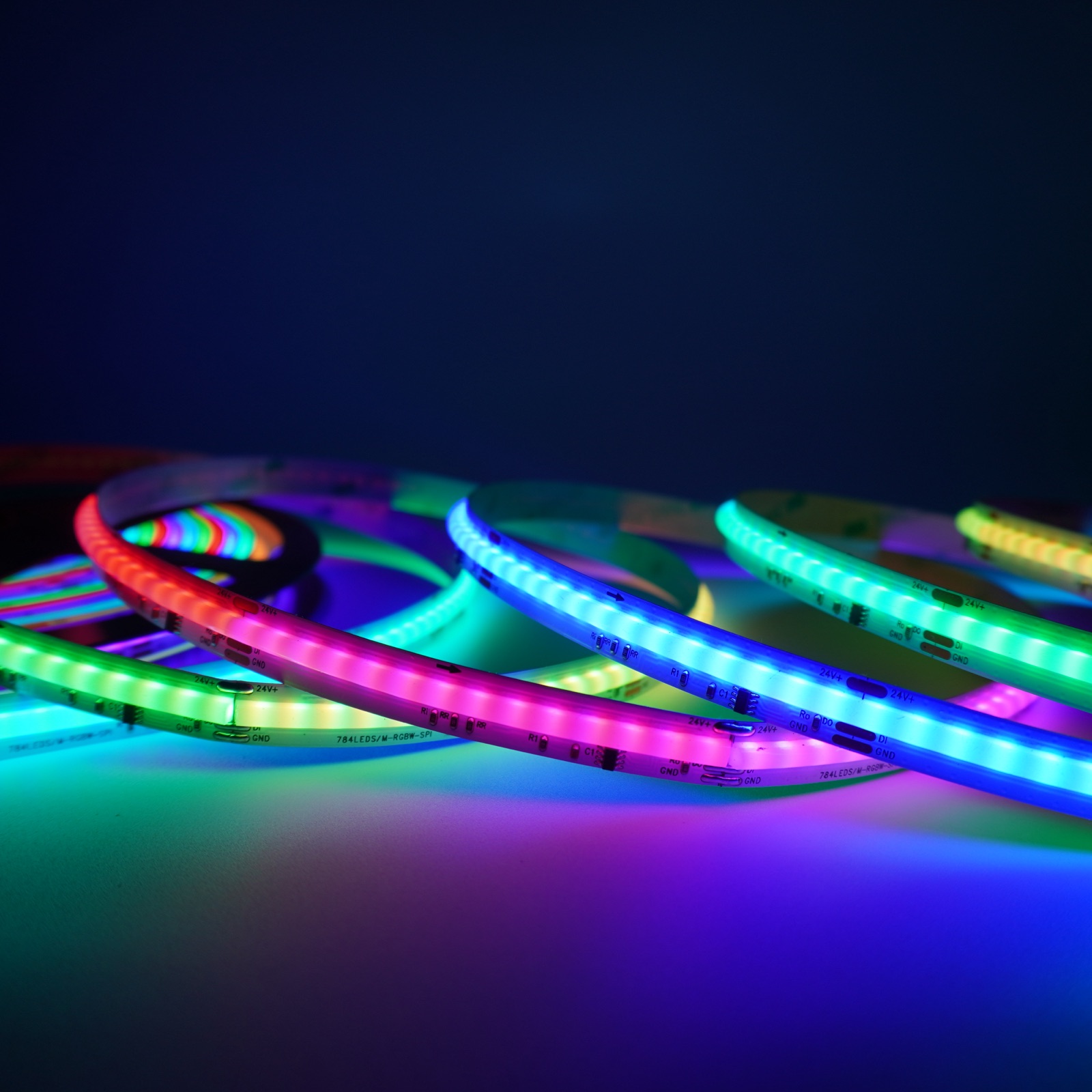 COB LED Strip RGBW 24V SPI Magic Color