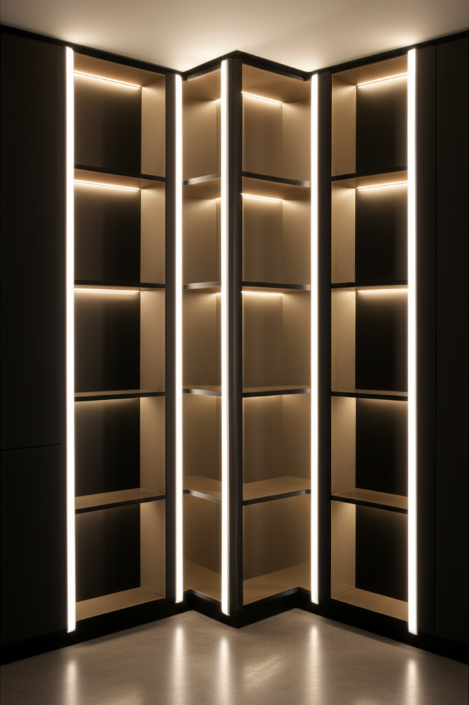 ขอบเฟอร์นิเจอร์บิวท์อิน เน้นความเฉียบคมของดีไซน์