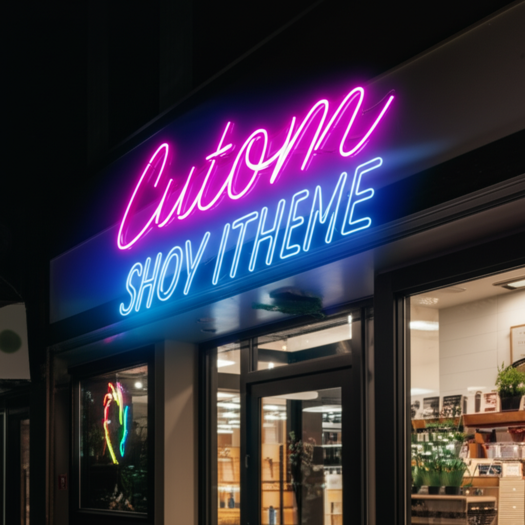 ทำโลโก้ร้านค้า เปลี่ยนสีได้ตามเทศกาล