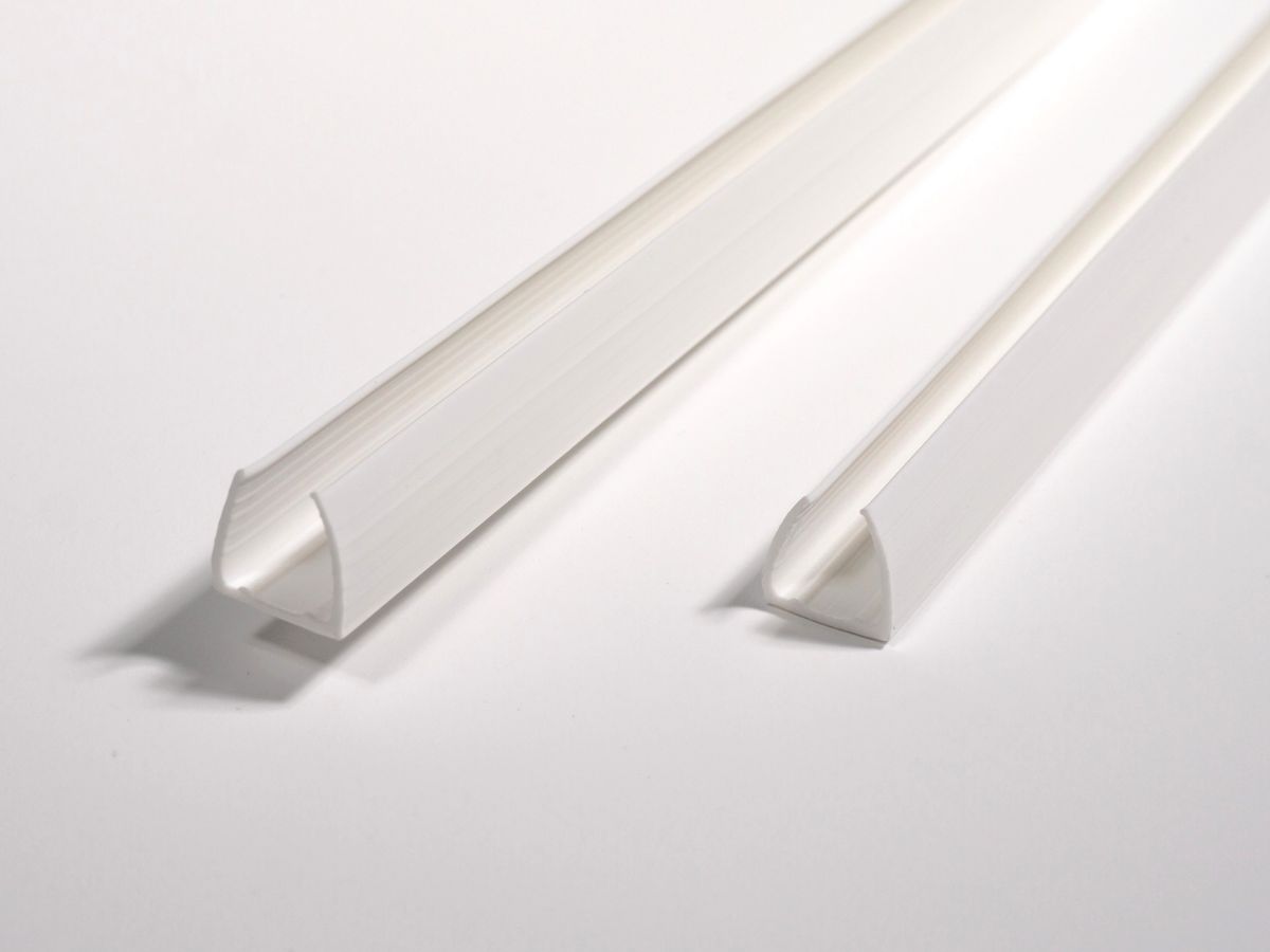 รางพลาสติก PVC สำหรับ Neon Flex 08x16