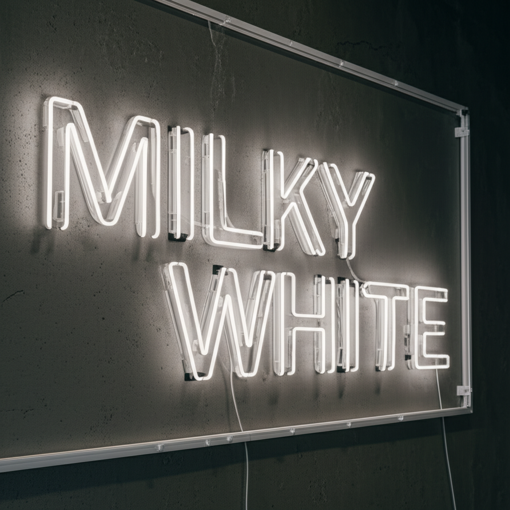 ยึด Neon Flex 08x16mm บนผนังปูน