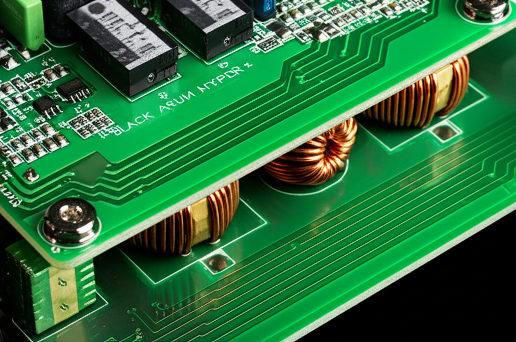 แผ่นวงจร Double-sided Fiberglass Board เพิ่มความเสถียรและระบายความร้อนได้ดี