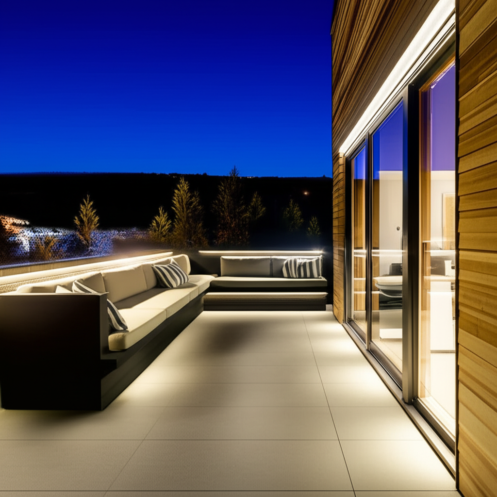 ไฟรั้วบ้าน ทางเดินกลางแจ้ง