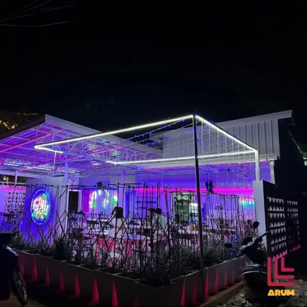 รีวิว ร้านอาหาร ไฟนีออน สีขาว 220v