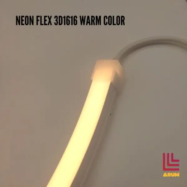 ไฟเส้น neon flex 24v 3d1616 warm color